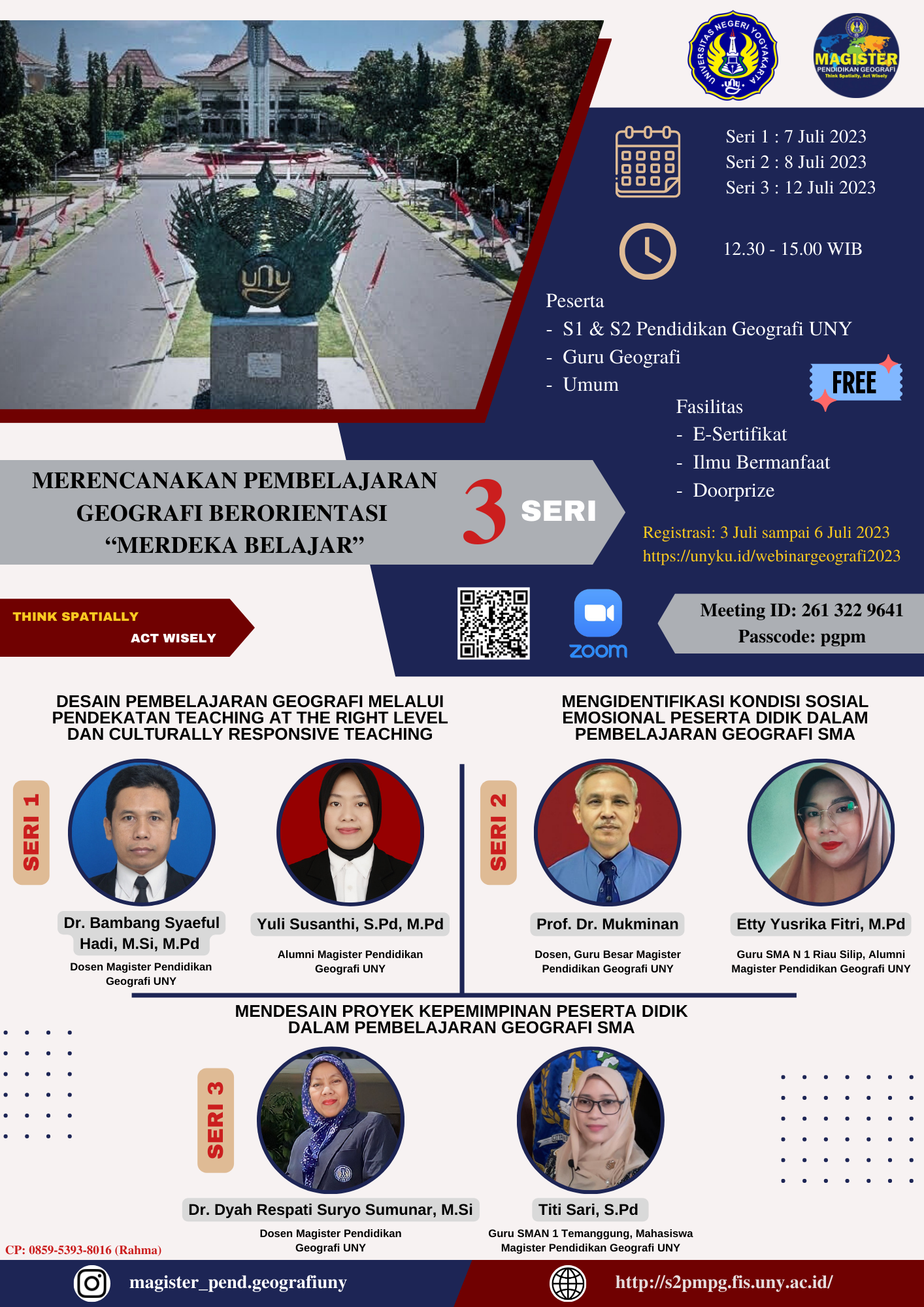WEBINAR Kegeografian 2023